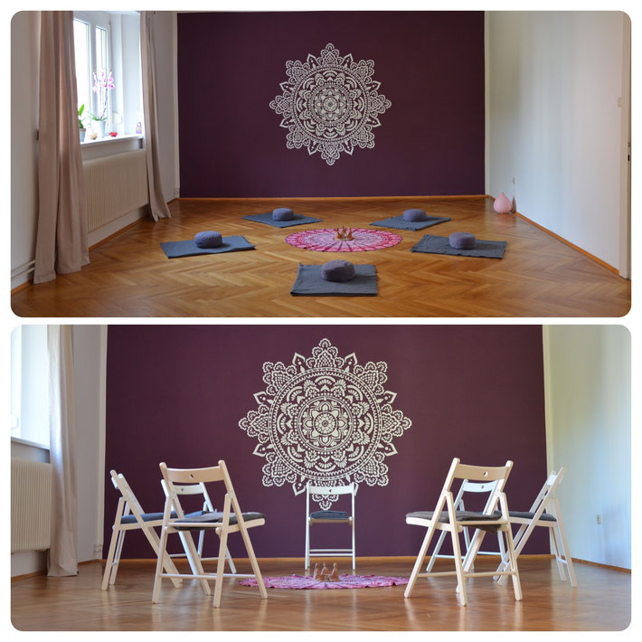 Yogaraum für die Stunden von Yogalinaa in 3430 Tulln an der Donau